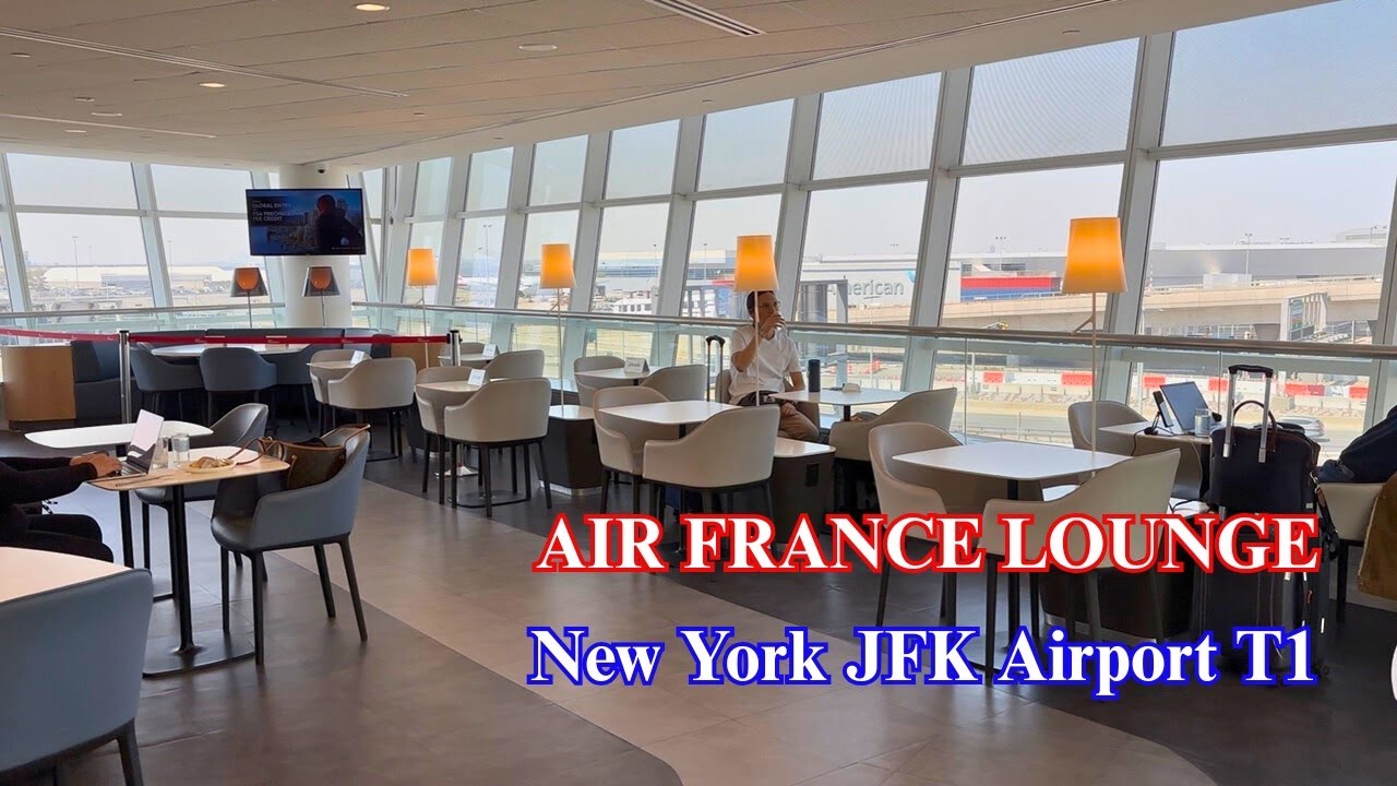 Inside the Air France Lounge at JFK T1 – Full Tour, Dining Options & What to Expect in 2025