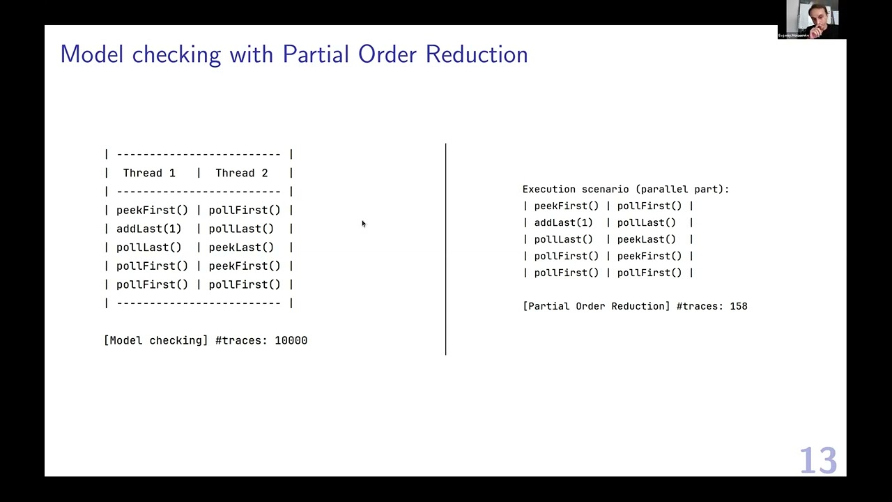 Evgenii Moiseenko. Enhancing Model Checking in Lincheck with Partial Order Reduction