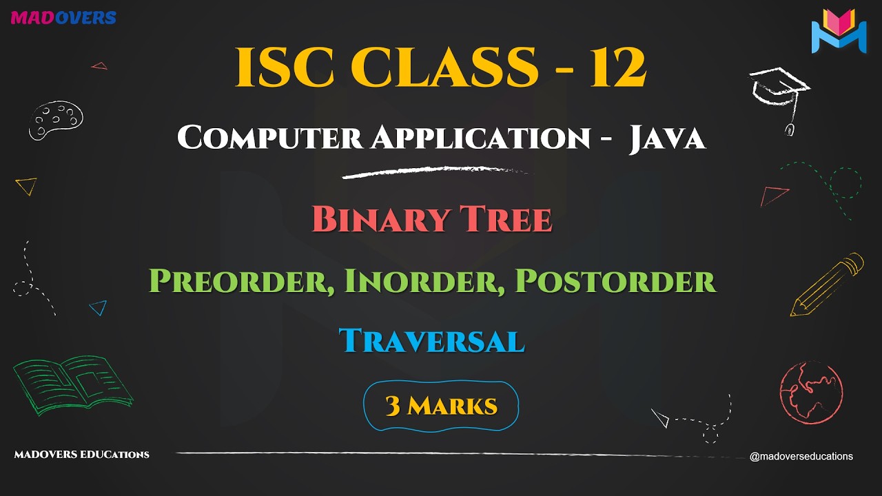 Binary Tree in Java | ISC Class 12 Computer Applications Tutorial 🚀