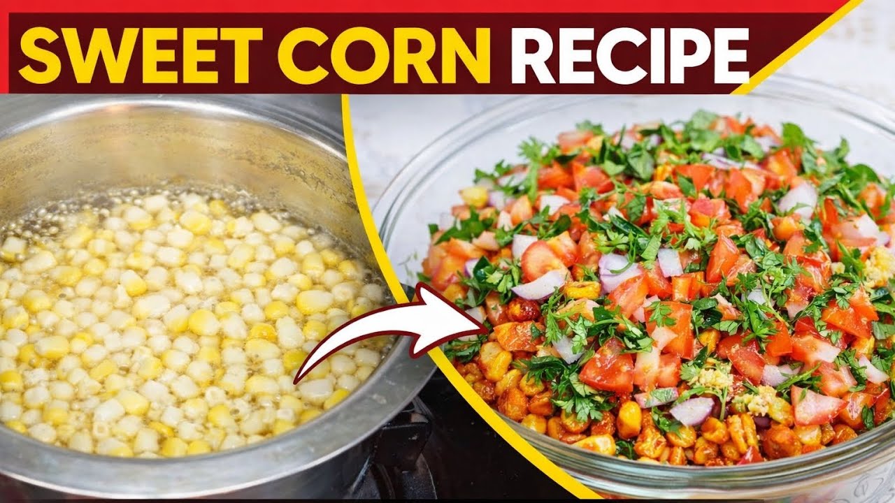 Masala Sweet Corn Recipe 🌽 | Street Style Butter Sweet Corn | With Najma Hyderabadi kitchen