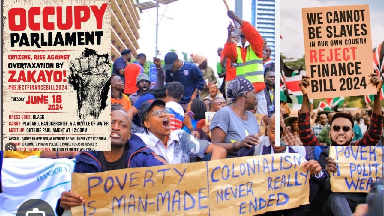Reject finance bill 2024 occupy parliament protests drama #financebill2024 #occupyparliament