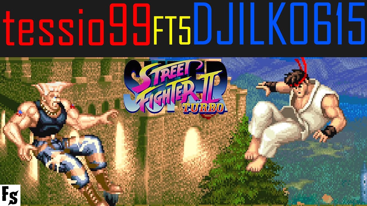 Super Street Fighter 2 Turbo - tessio99 [Guile] vs DJILK0615 [O.Ryu/O.Ken] (Fightcade FT5)