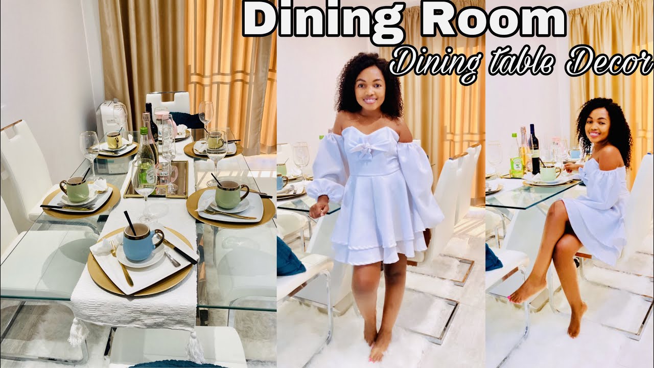 DINING ROOM DECOR | DECORATE WITH ME | DINING TABLE DECOR || DECOR IDEAS