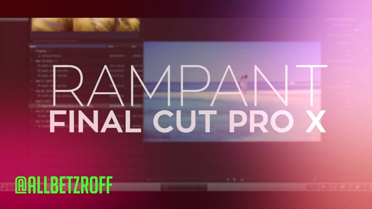 Rampant Design Tool's FCP X Plug-ins Demo