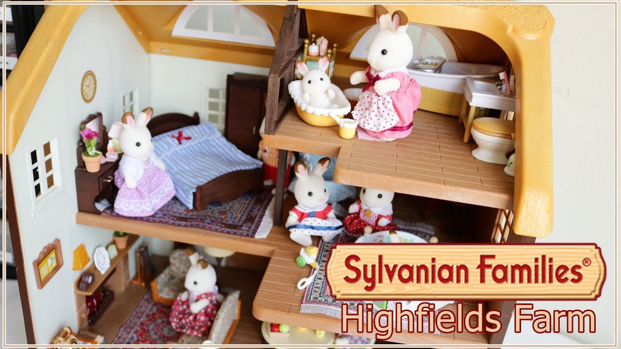 Sylvanian Families Highfields Farm Set up & House Tour