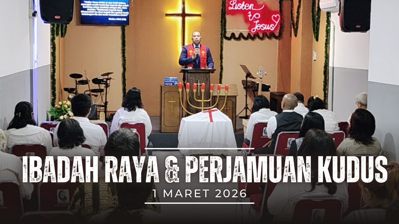 Ibadah Raya & Perjamuan Kudus (MATIUS 24:3-14) Bpk. Gembala
