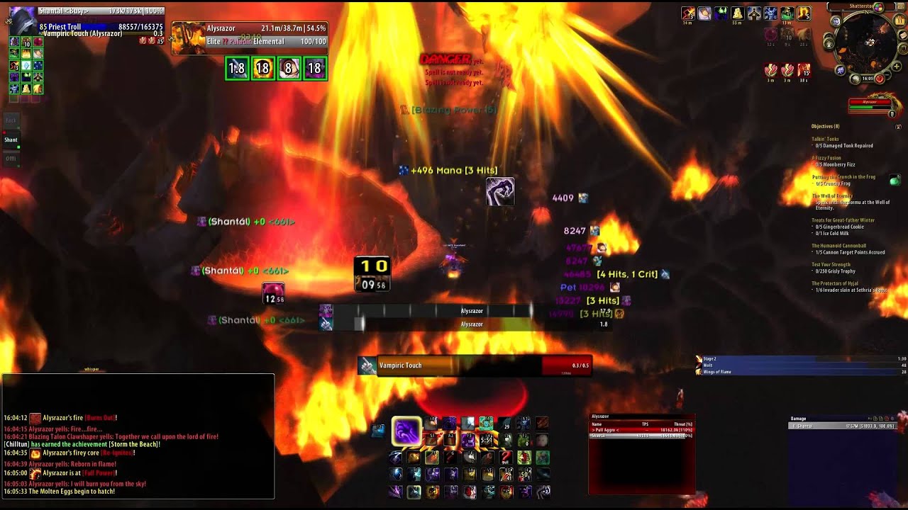 Shadowpriest Solo: Shantál vs Alysrazor (REAL solo kill)