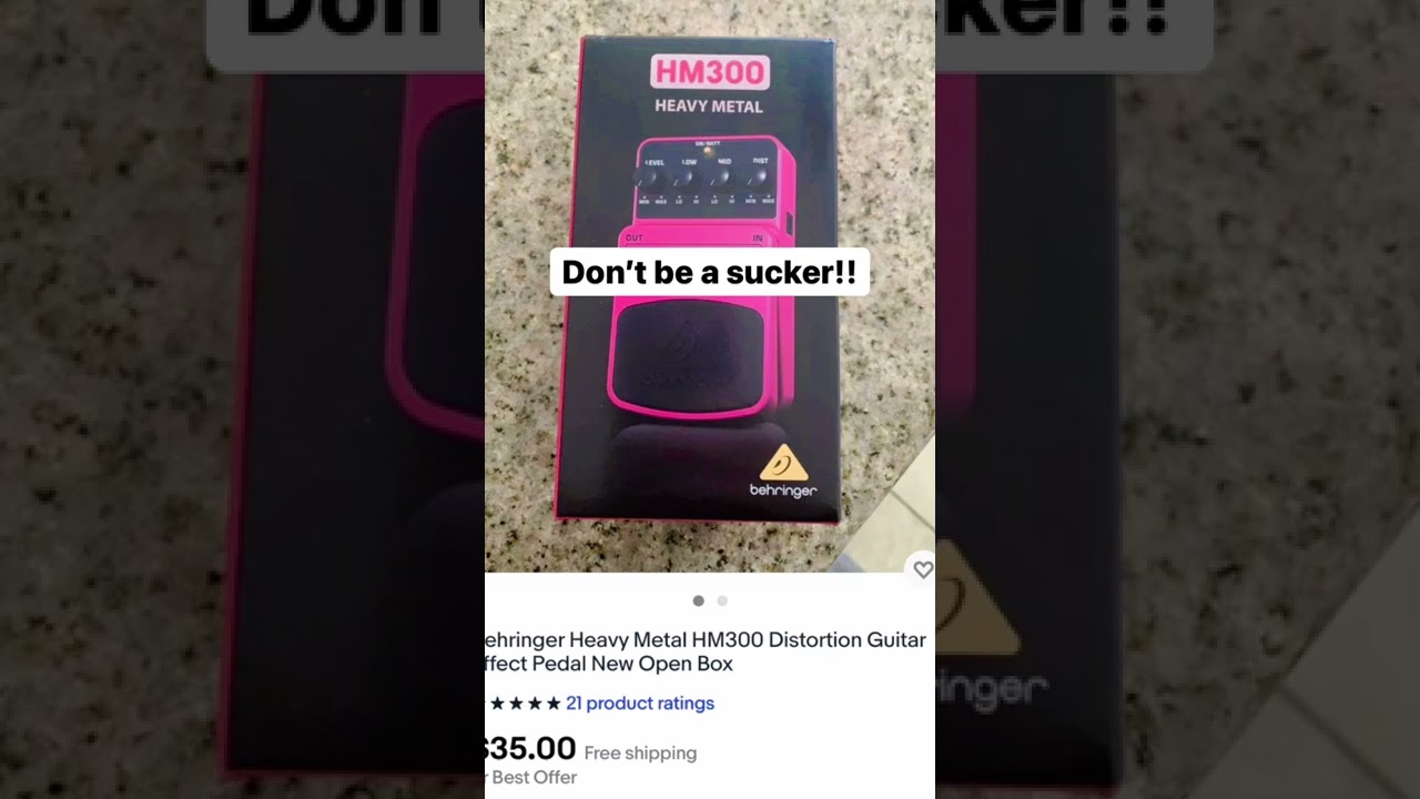 Don&rsquo;t buy third party Behringer guitar pedals!