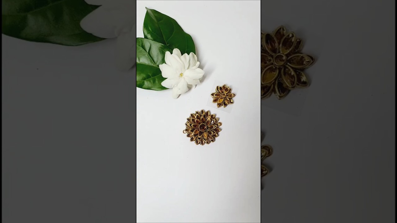 Elegant Kundan Stone Pendant Making | DIY Jewelry