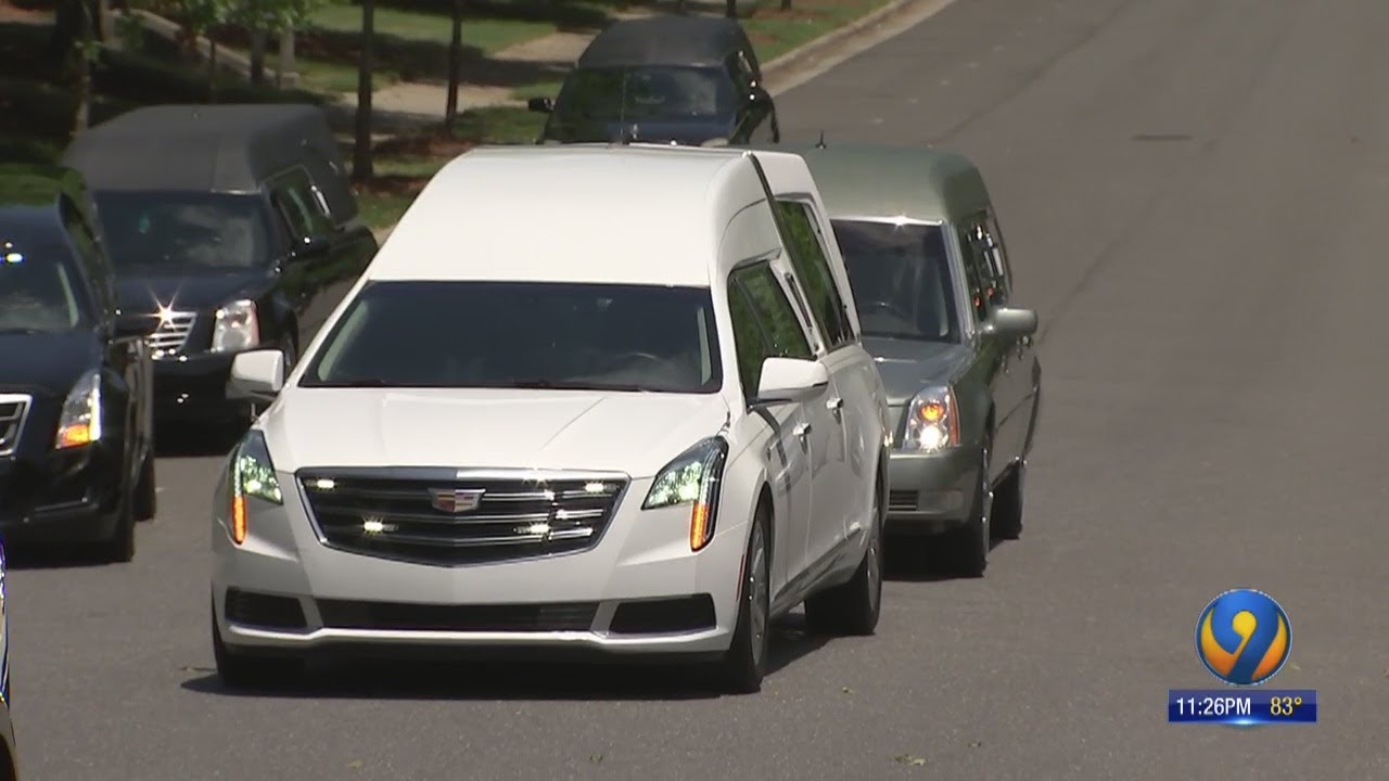 Procession of hearses drove through Charlotte as symbols of city’s violent crimes