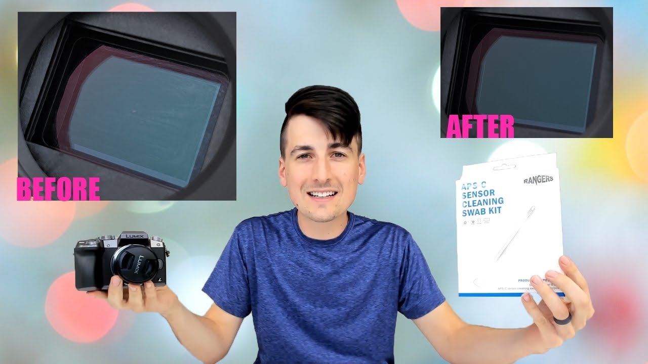 How To Clean Camera Sensor // Panasonic Lumix G7 Camera Sensor Cleaning // Rangers Swab Kit Review