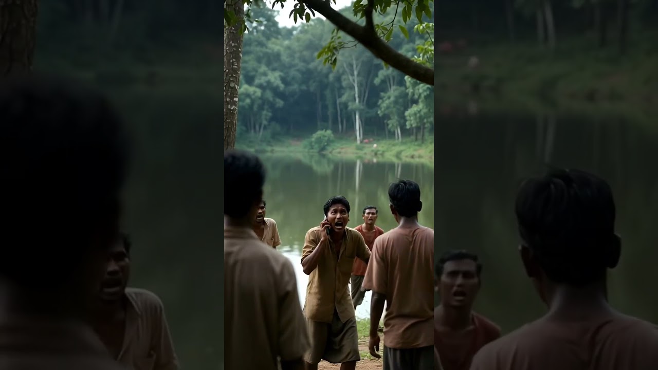 “Cow Stuck in Pond, Crane Rescue Brings Hope | 3D Animation Story”