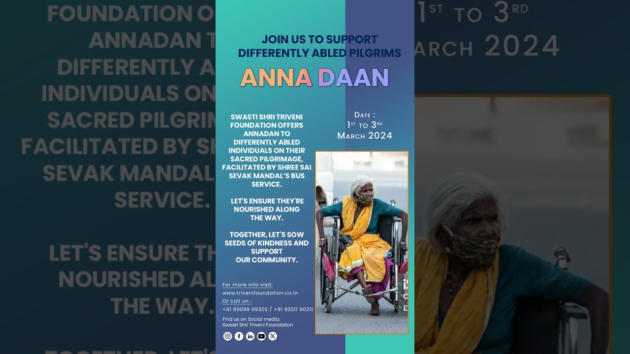 Annadan for Divyangs