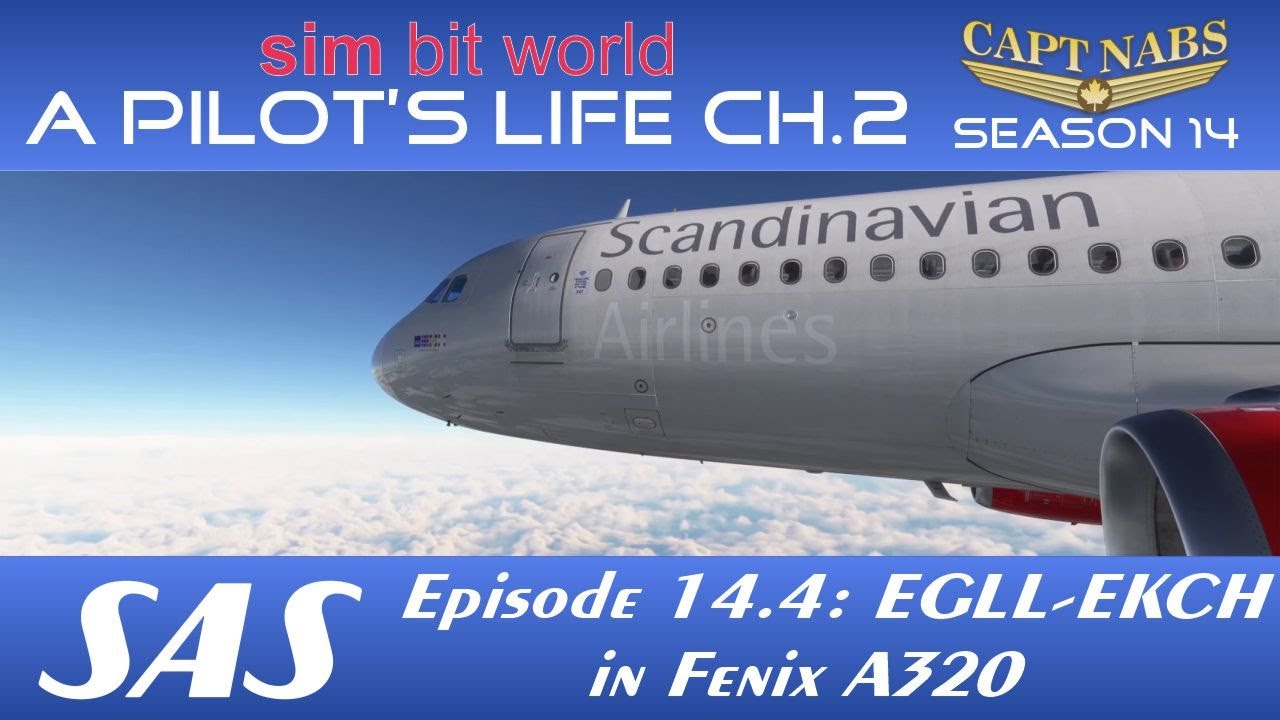 A Pilot's Life on Twitch's14e04 EGLL-EKCH Fenix A320: Testing Out a New Rig [MSFS][VATSIM]