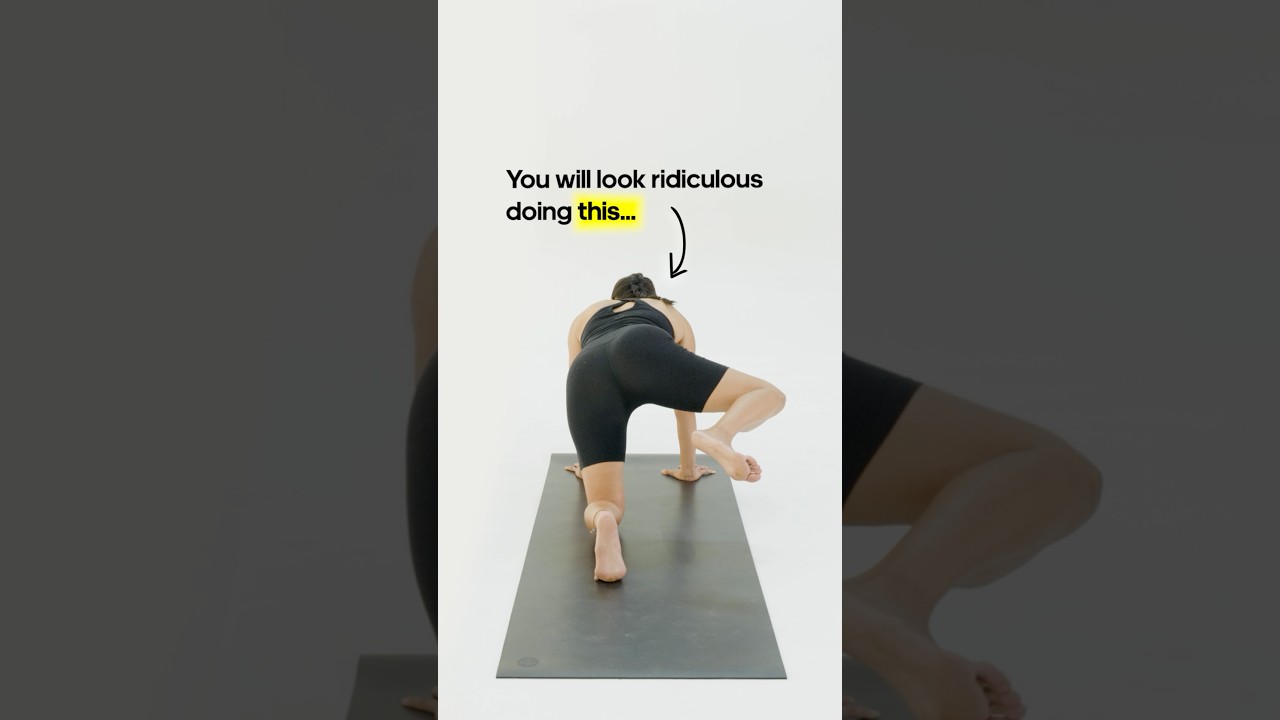 This simple floor exercise opens tight hips and trains core stability