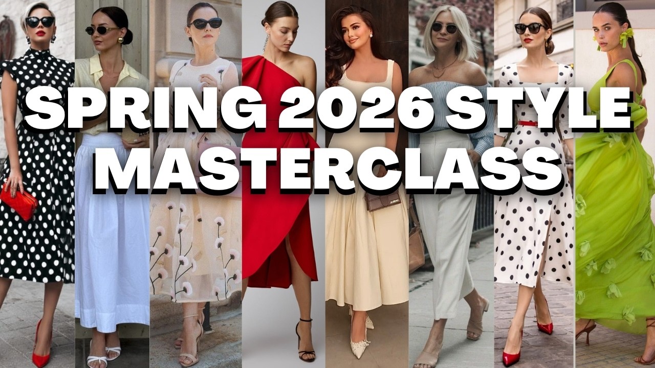 Your Complete Spring 2026 Fashion Masterclass: Trends, Wardrobe Builds, Shoes, Bags & More
