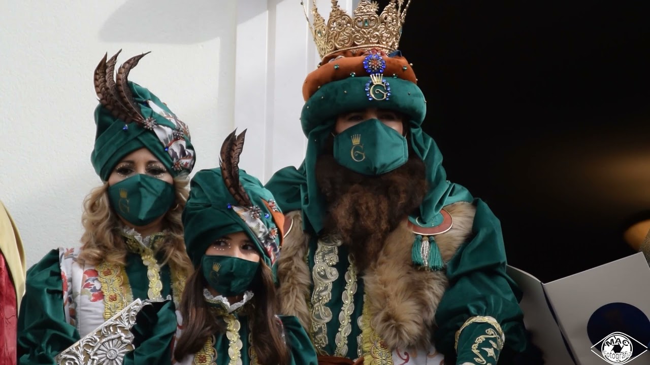 🍬CABALGATA de 👑Reyes Magos de 📍CABRA 2022 (Córdoba) | Recibimiento Ayuntamiento de Cabra