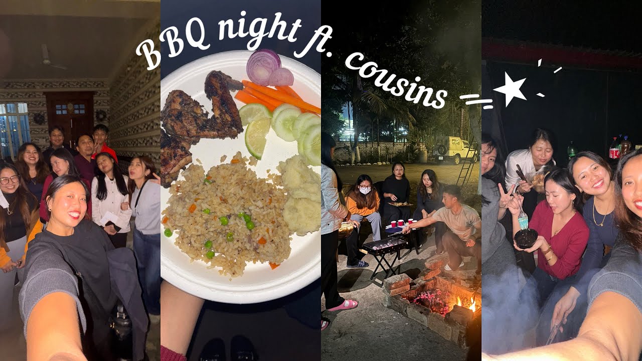BBQ night with cousins ⭐️