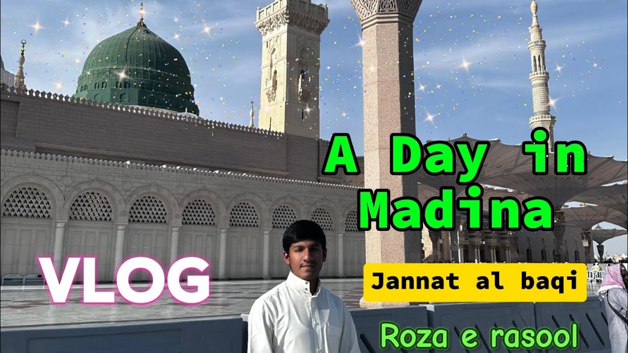 A Day in Madina | Saudi Arabia | ziyarat of Jannat al Baqi and Roza e rasool💖