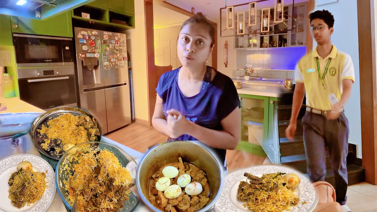 Aaj Aryan Ko School me Aisa Lunch Diya ke Lunch Box Todke Ghar Laya