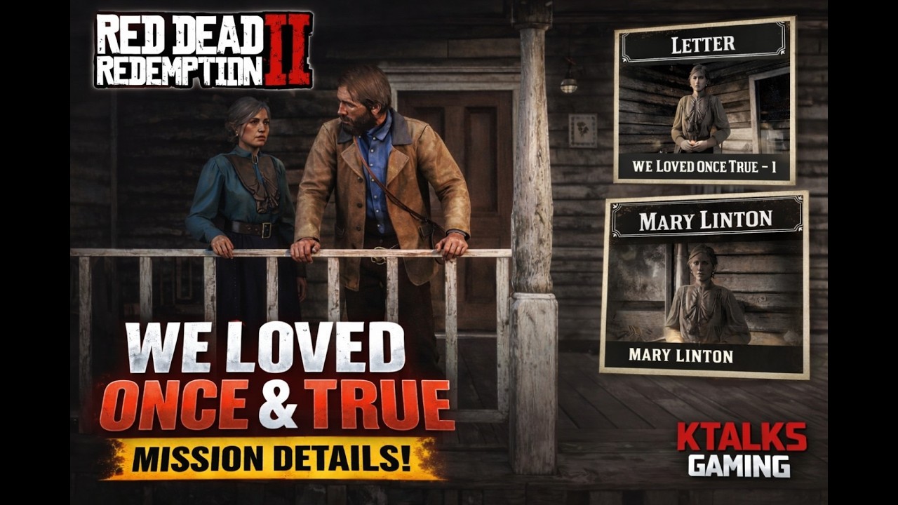 Arthur & Mary Linton’s Emotional Reunion 💔 | We Loved Once & True – RDR2 Mission Gameplay