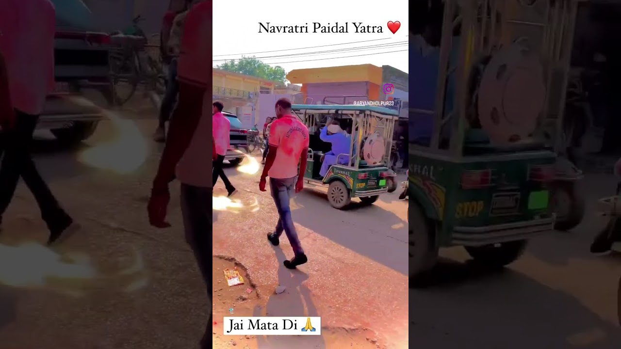 Dholpur to kailadevi paidal Yatra @YouTube #youtubeshorts #tranding #9april #navratri