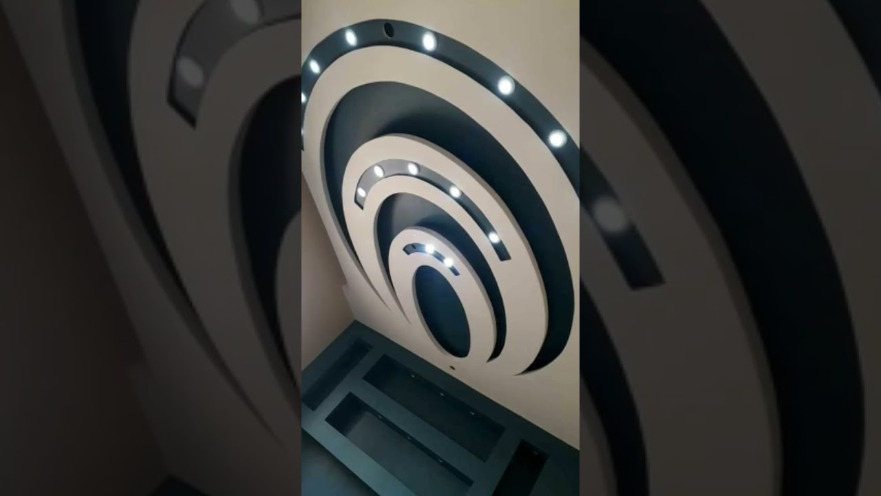 Latest 100 Pop False Ceiling Design for bedroom and Hall | Gypsum False Ceiling Design with Two Fan