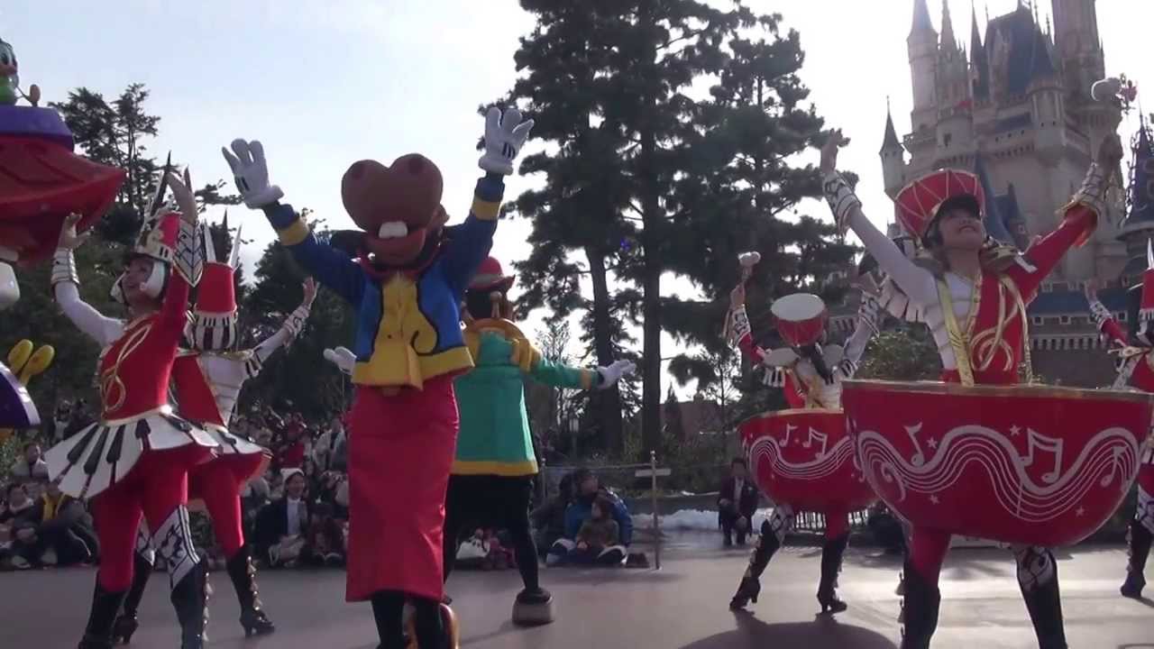 【ＴＤＬ】　ハピネス停止　音楽隊ポジ