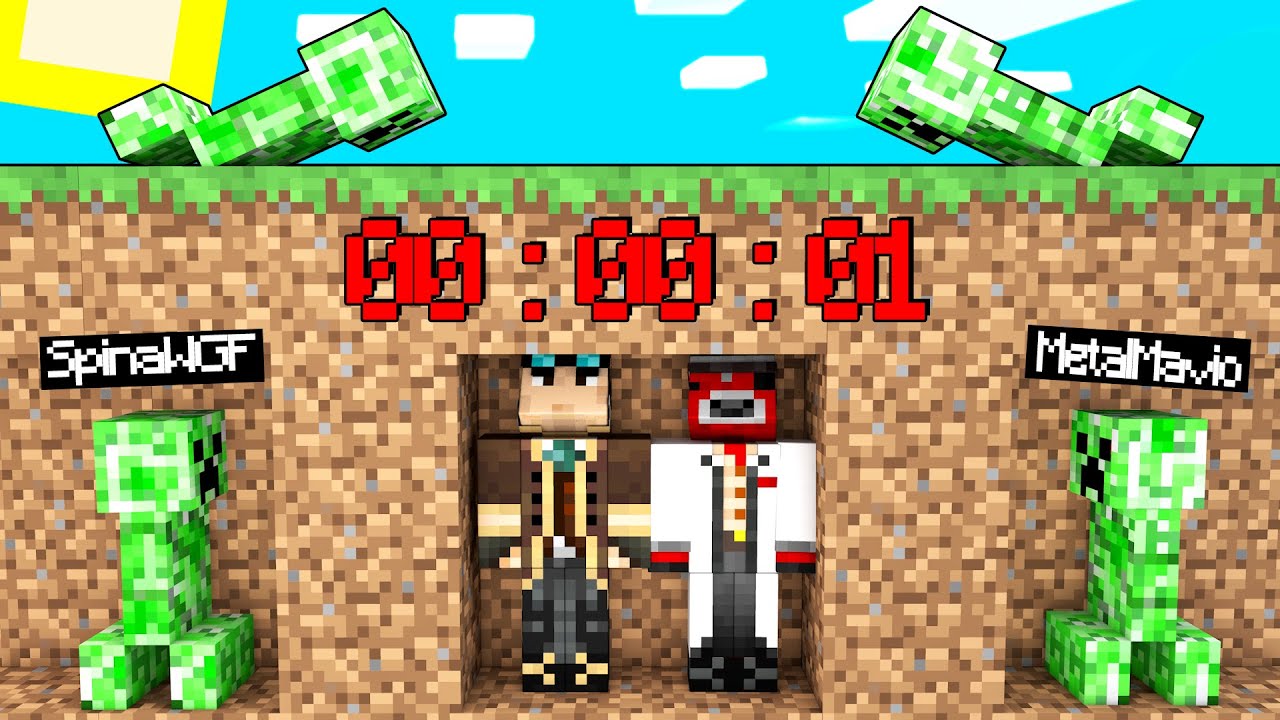 SPEEDRUN ALLA TNT CONTRO 4 CREEPER SU MINECRAFT!!