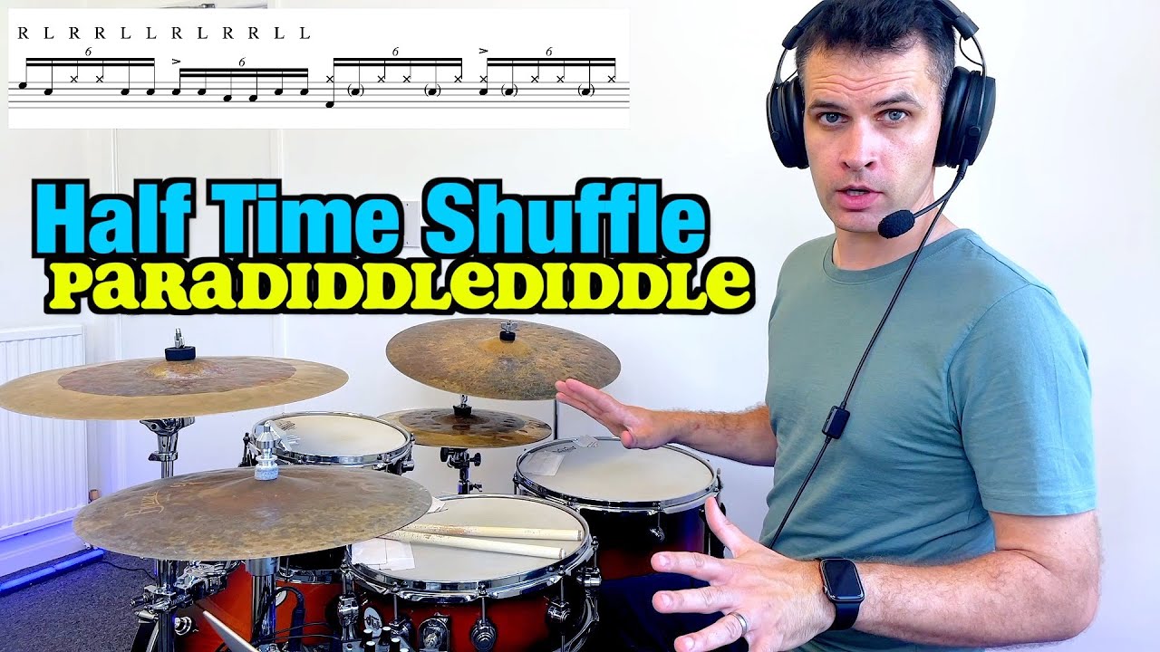 Half Time Shuffle Paradiddle-diddle - Drum Lesson