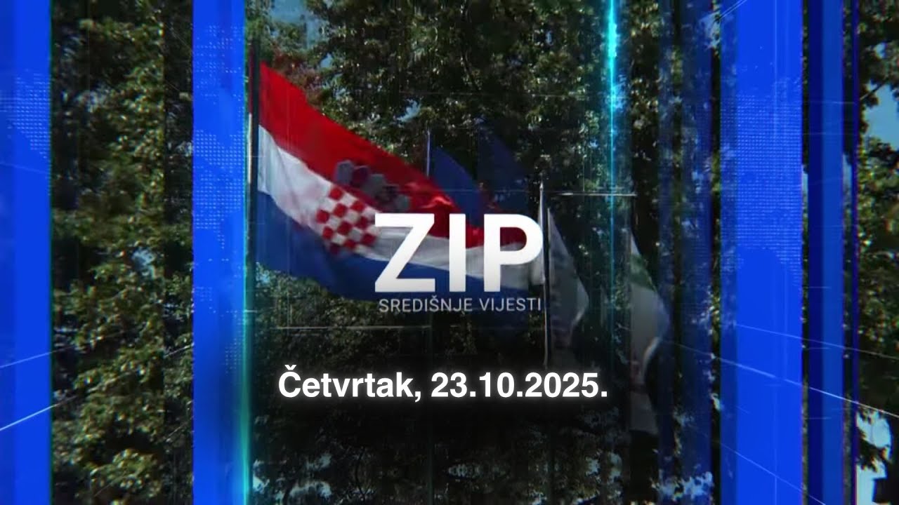 ZIP - 23.10.2025. - SREDI&Scaron;NJE VIJESTI Z1 TELEVIZIJE