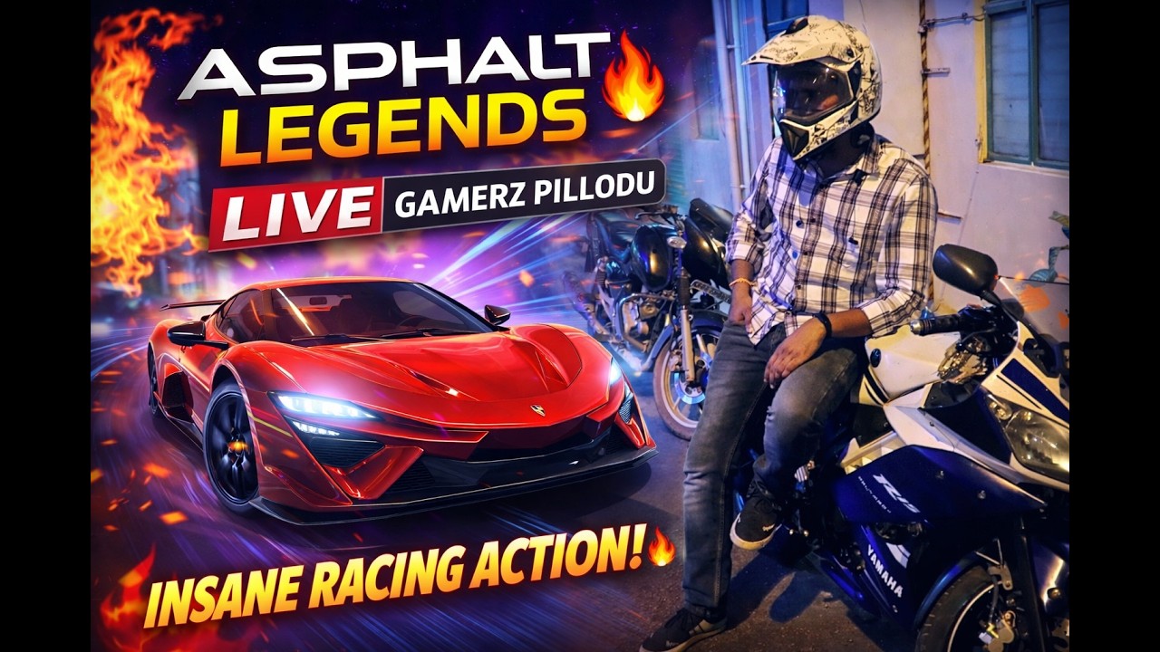 Asphalt Legends 🔥 High Speed Racing Live | GAMERZ Pillodu