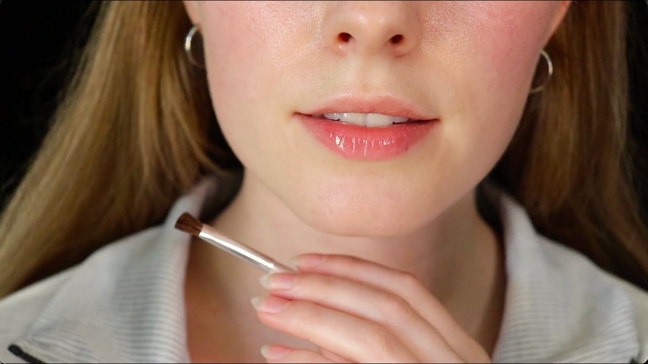ASMR for Anxiety 🌧️ Brushing Your Face & Ears for DEEP Sleep