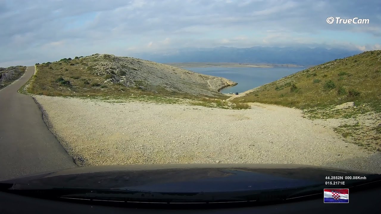 Driving from Vrsi ( Put Gospe od Jasenova ) to Uvala Ljaljkovača