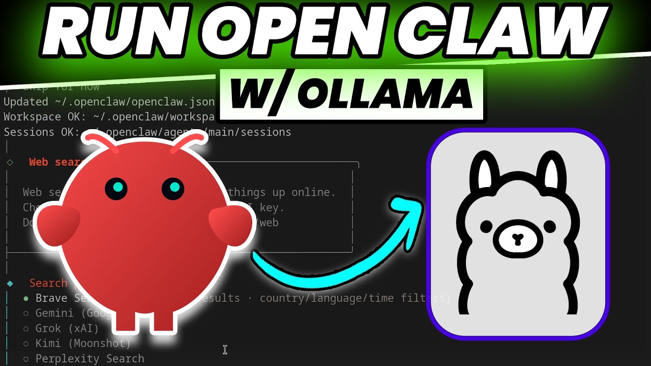 Как настроить OpenClaw с Ollama (2026): Бесплатный персональный ИИ-помощник