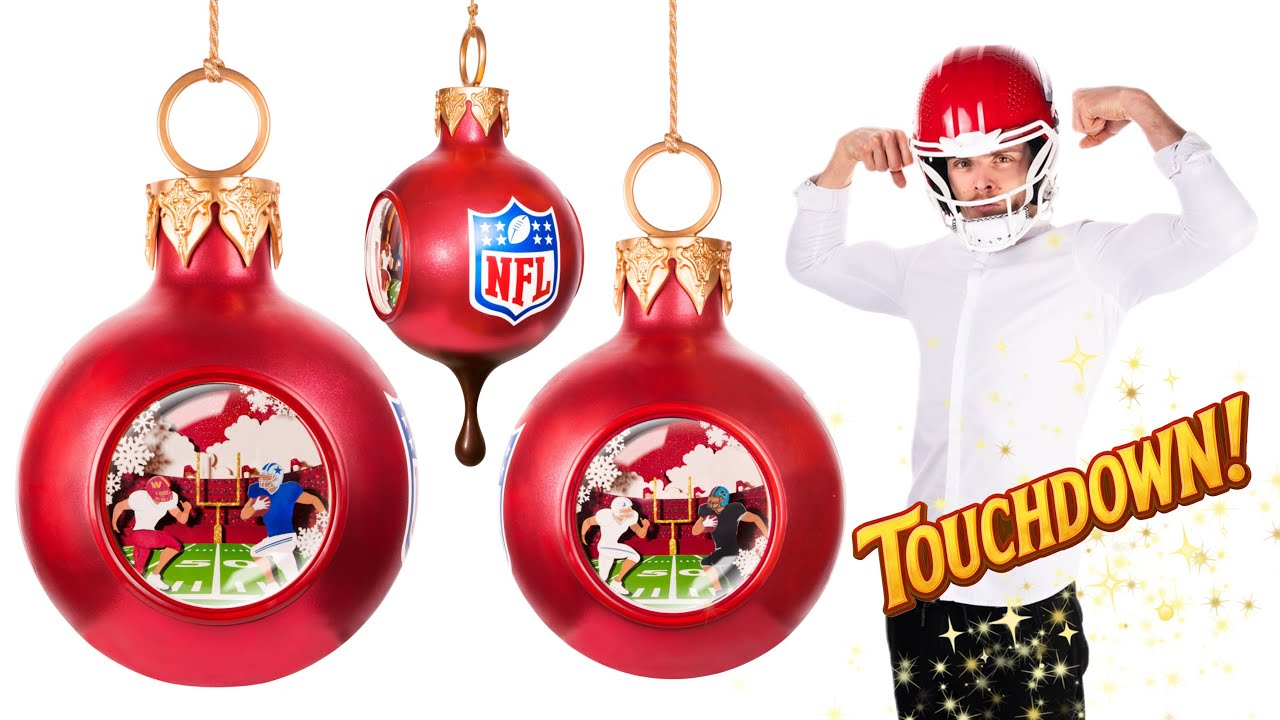 I Turned a Football Rivalry Into a Giant Chocolate Ornament