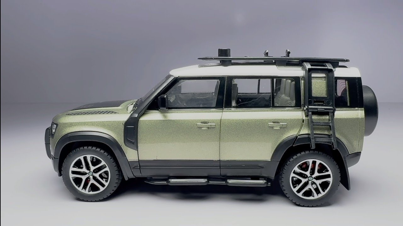 Совершенно новая модель внедорожника Land Rover Defender 110 в масштабе 1:18, 4x4, реалистичная л...