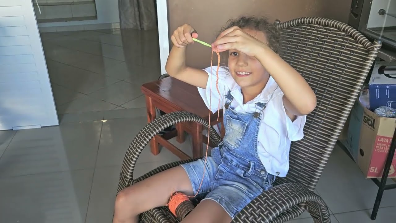 Brasil - curso de crochê com minha amiga Ivete