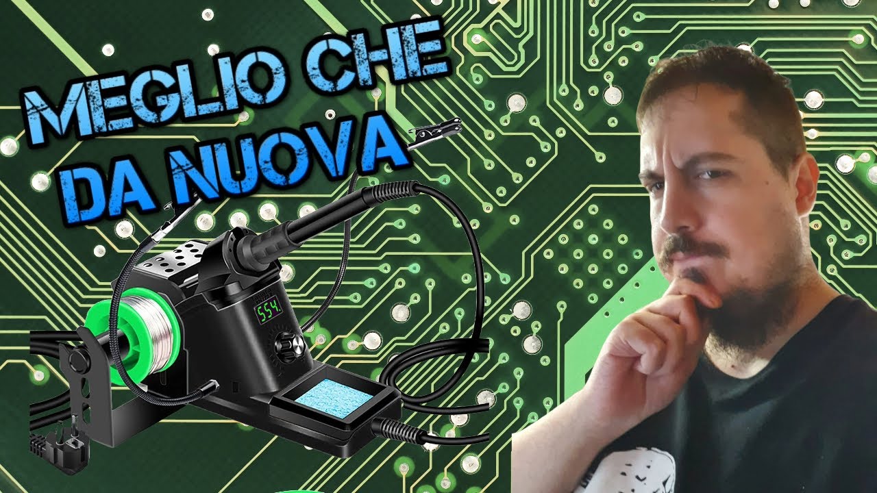 RIPARO e MODIFICO una STAZIONE SALDANTE che non funzionava una beata min**ia