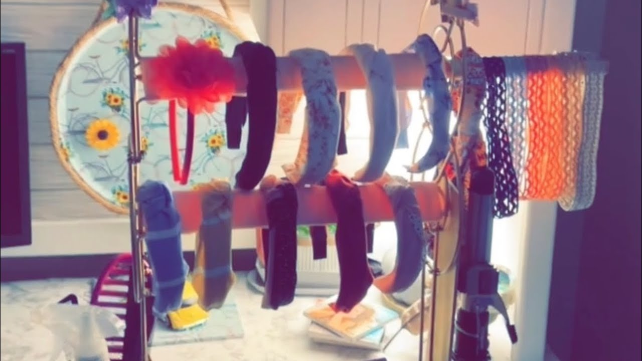 DIY Hair Accessory Organizer  #dollartree #dollartreediy #dollartreecrafts #dollartreehacks #diy