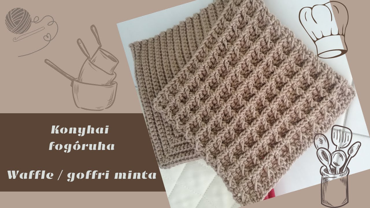 Konyhai fogóruha ( Waffle/Goffri minta )