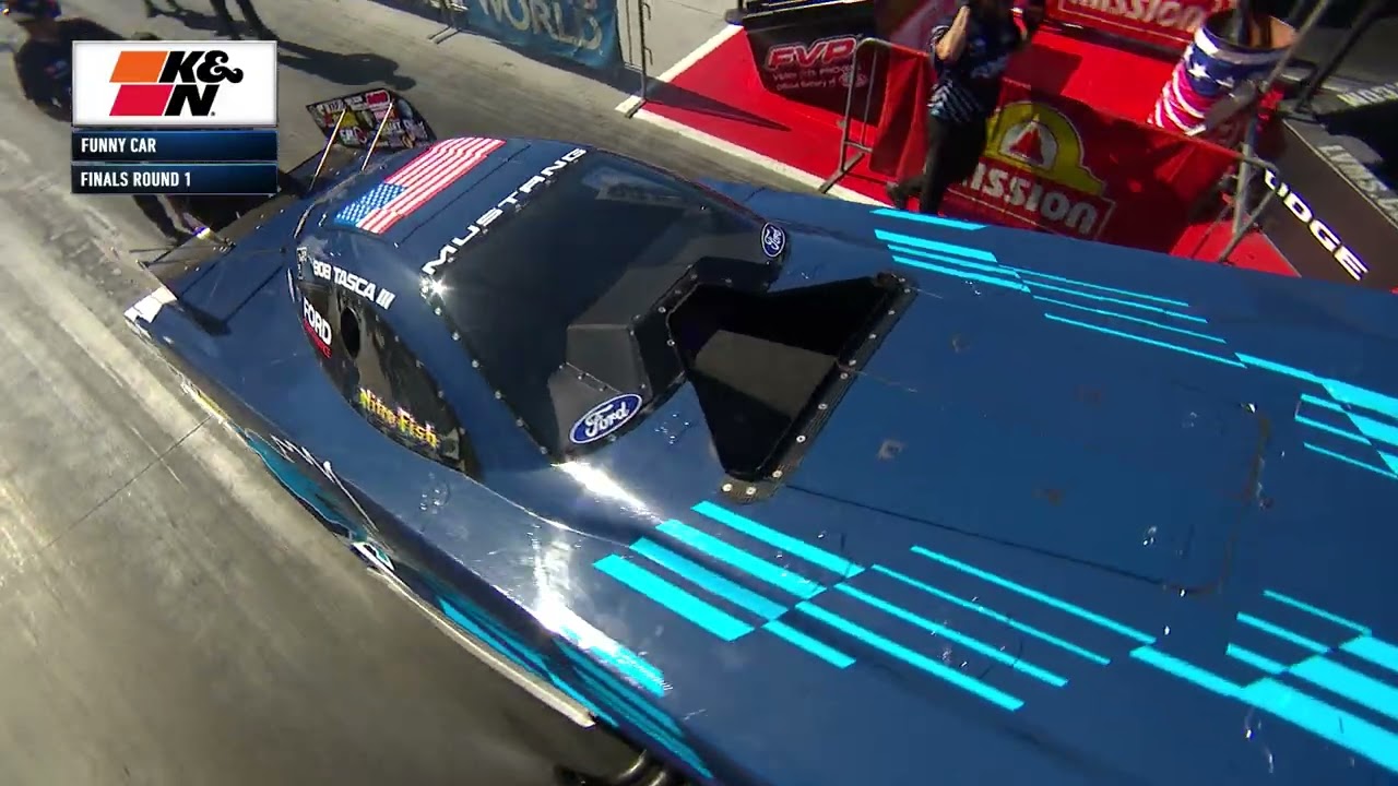 Tasca Wins Round 1 Despite Late Shutoff | NHRA #NevadaNats Eliminations | Ford Racing
