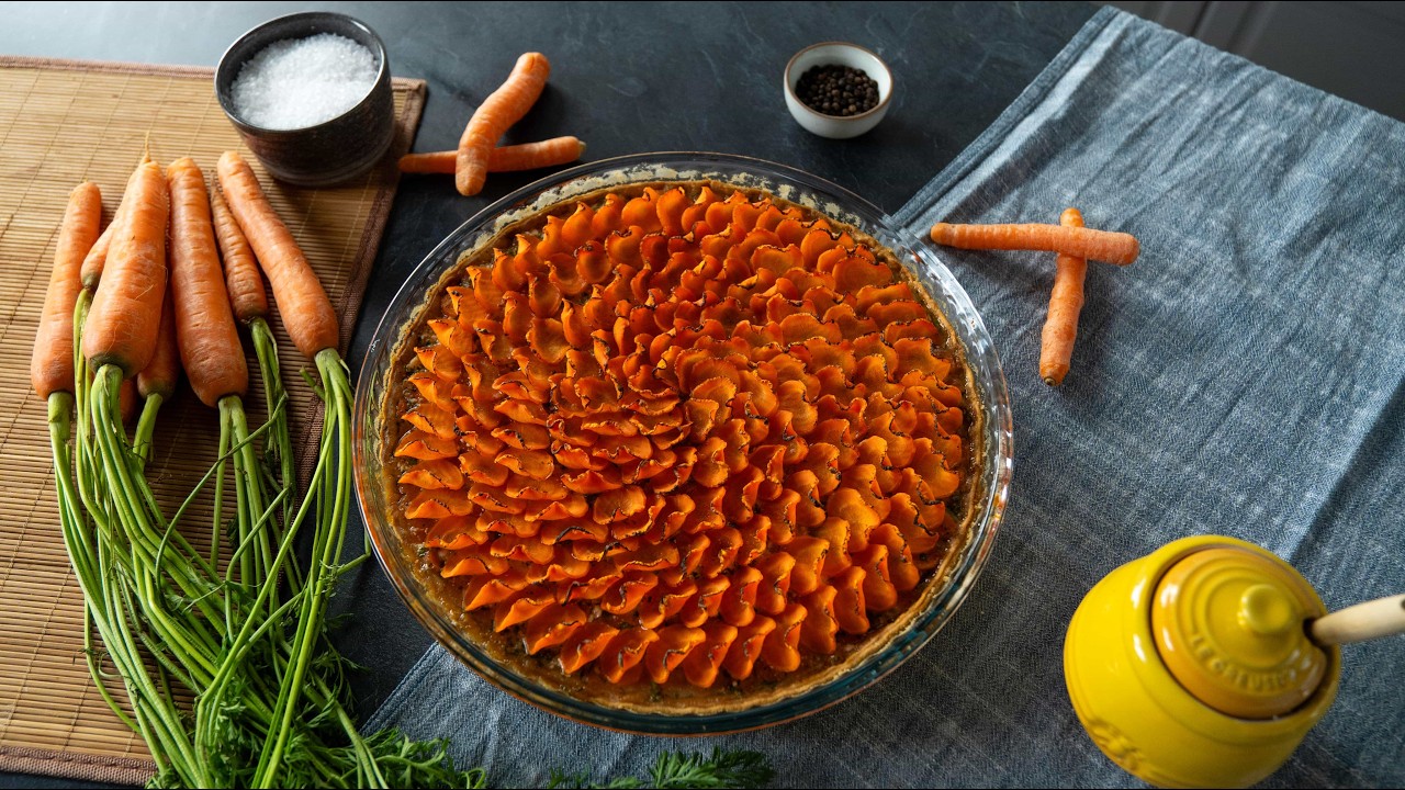 Tarte aux carottes et à la feta : impossible de faire mieux avec des carottes !