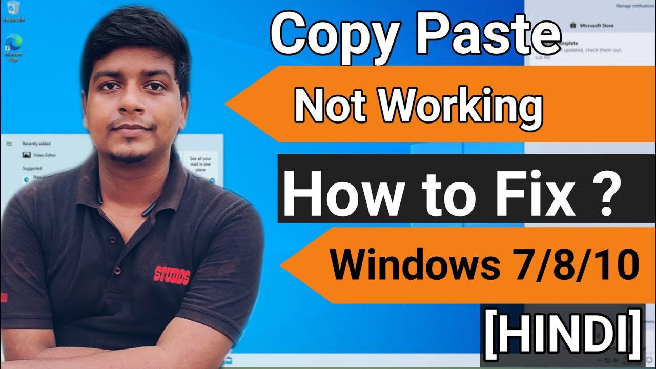 How to Fix Copy Paste Not Working Windows 10/8/7 (100% Works)