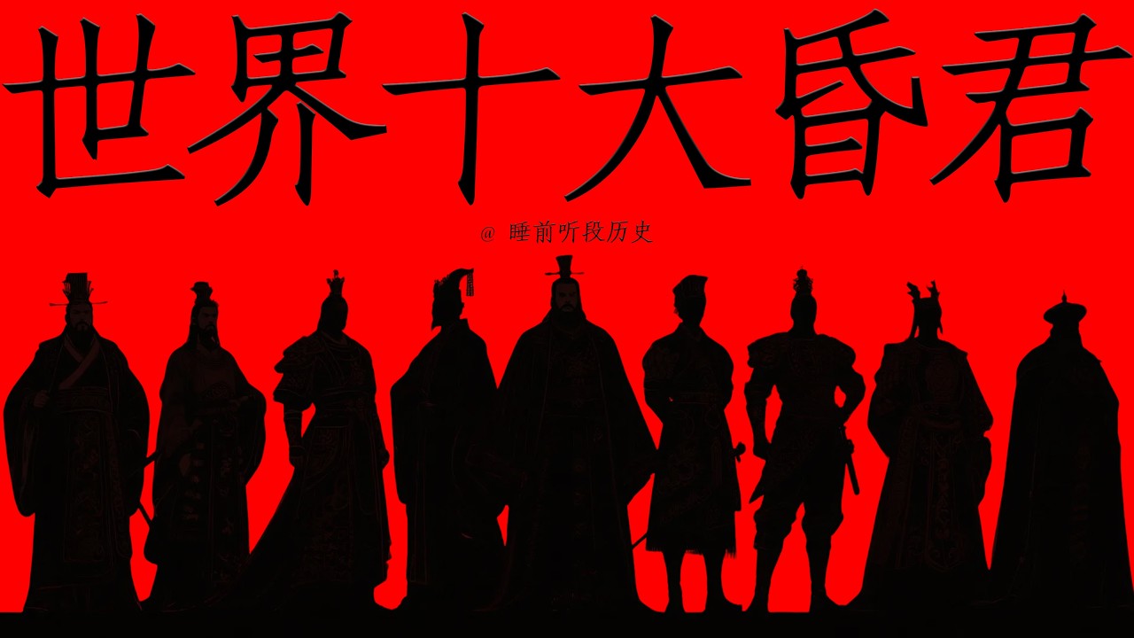 如果昏君也有排行榜，这九个人一定上榜，而第十个你来决定 ｜ 睡前听《十大昏君》