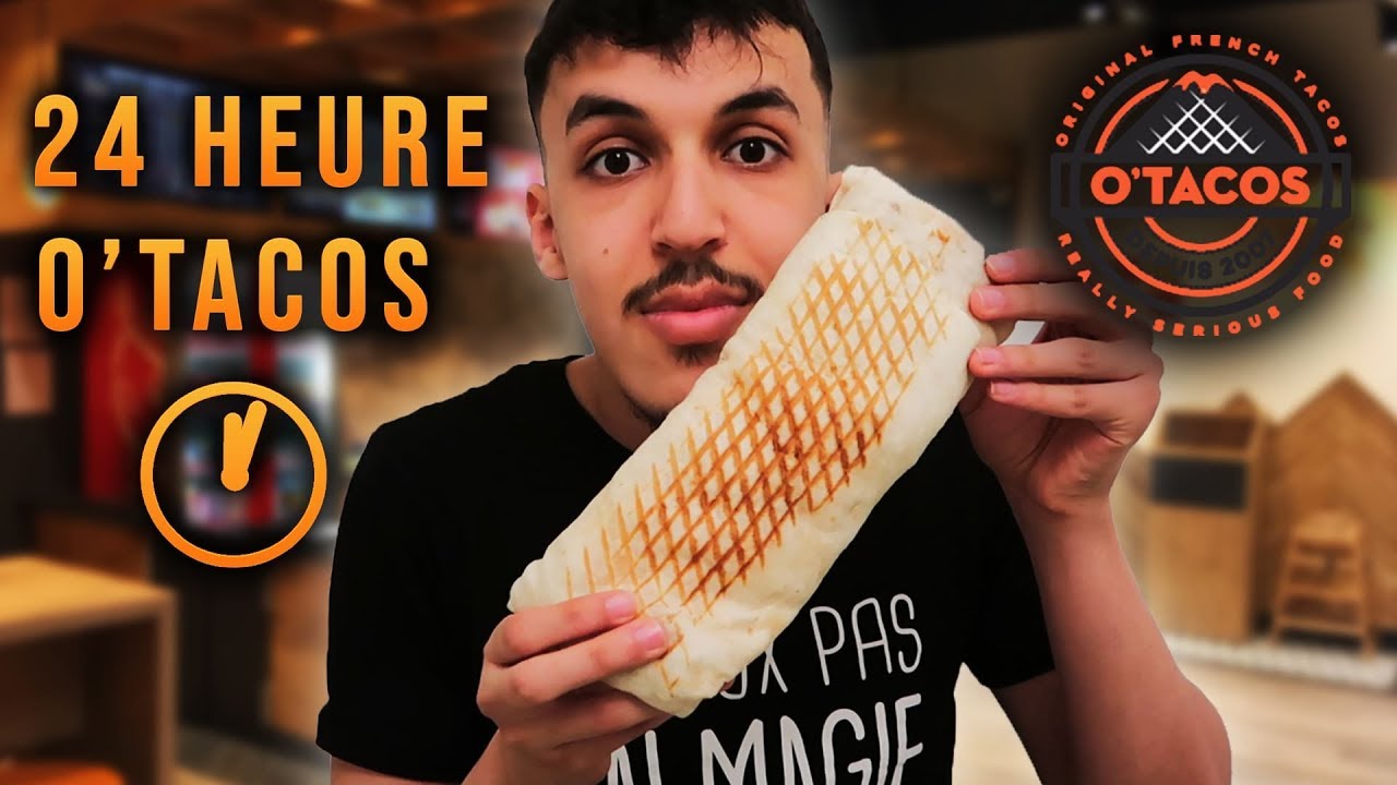 JE MANGE PENDANT 24H QUE DU O'TACOS !