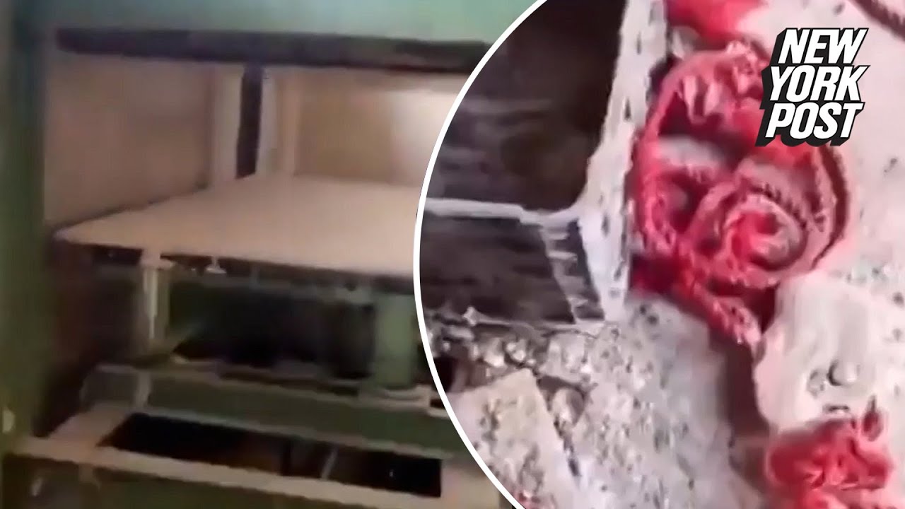 Веревки для казни и железный пресс, использовавшиеся для раздавливания тел, найдены в печально из...