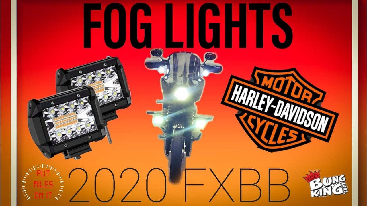 Installing LED Fog Lights on the Street Bob