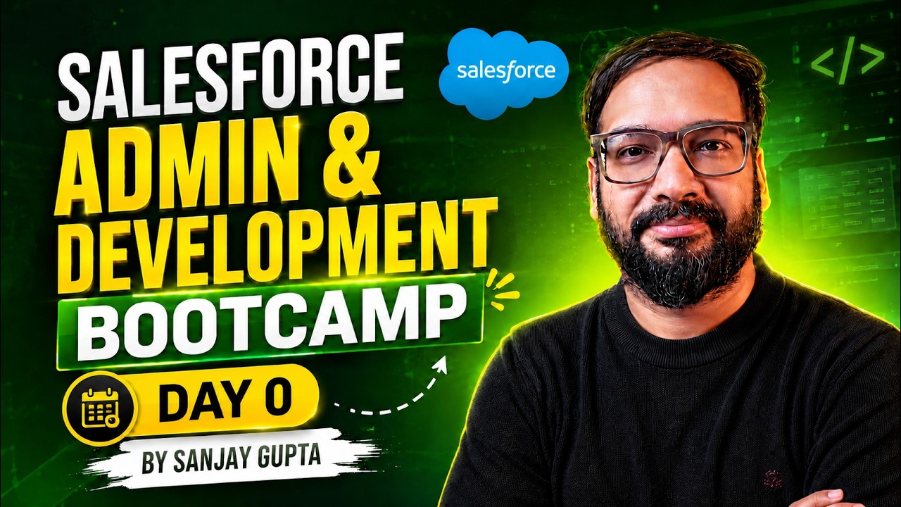 Day 0 | Know about your Salesforce Journey to become Associate, Admin, Developer, QA, BA with Sanjay