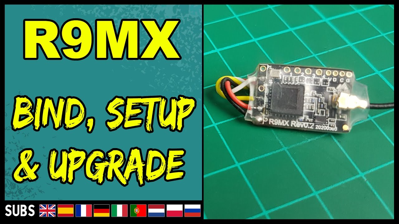 Frsky R9MX OTA - Bind, Setup, Firmware Upgrade.